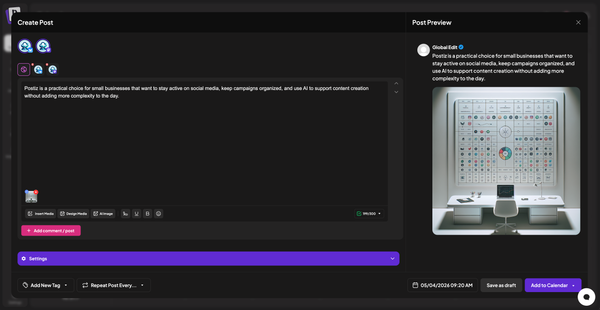 Schedule your social media posts with self hosted Postiz